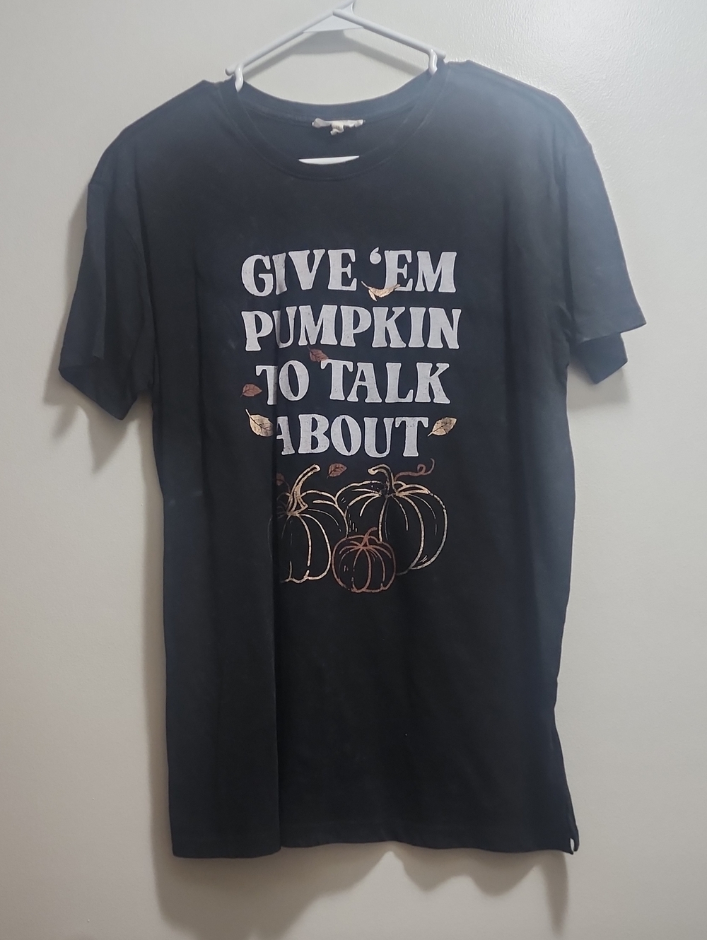 Maurices Black Pumpkin Shirt